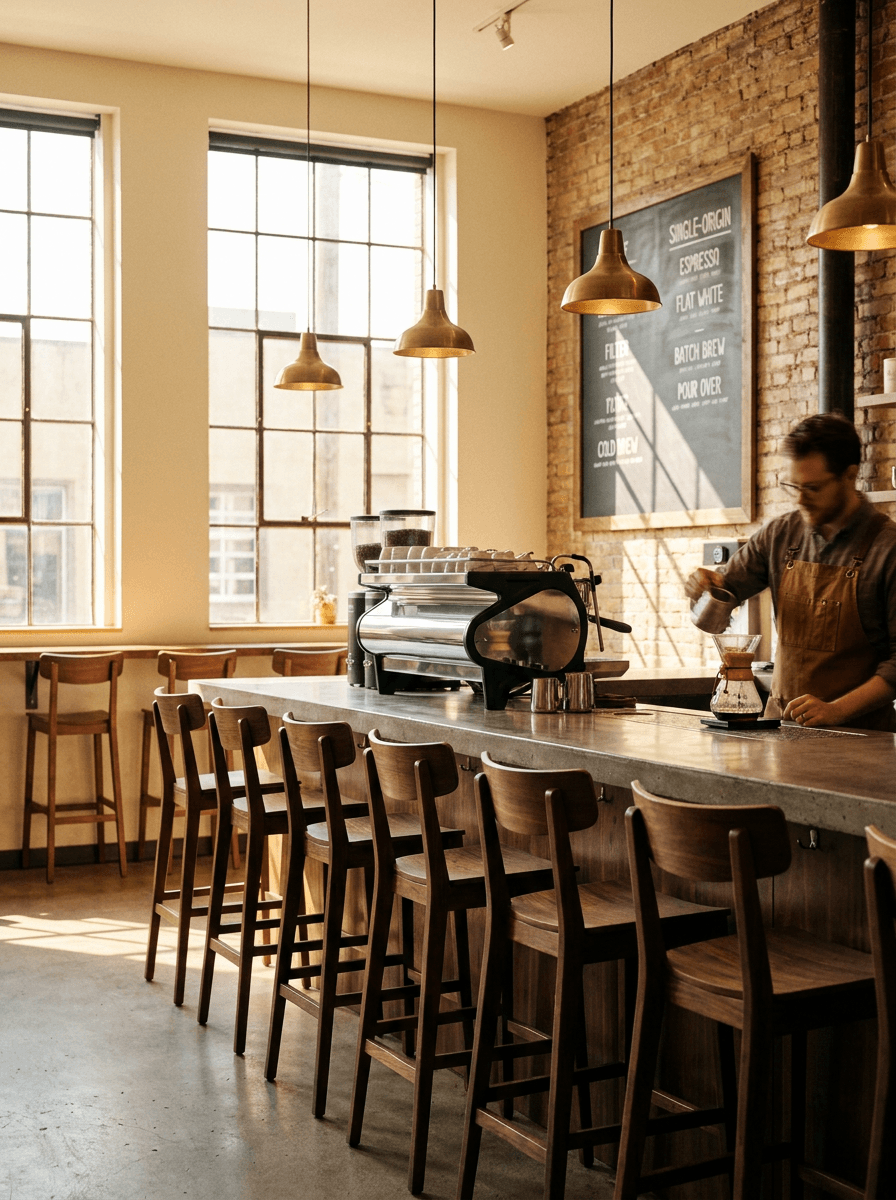 Coffee shop interior
